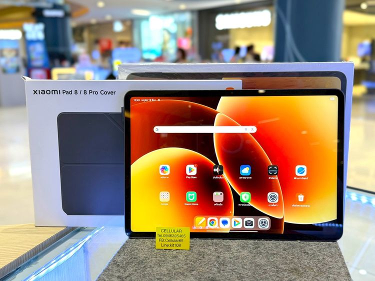 Xiaomi Pad8 128GB สภาพสวยมาก ประกันศูนย์ปีกว่า ครบกล่องพร้อมเคส รูปที่ 2