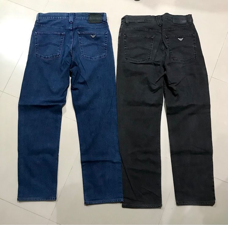 กางเกงยีนส์ Giorgio Armani แท้ อิตาลี สภาพดี รูปที่ 2