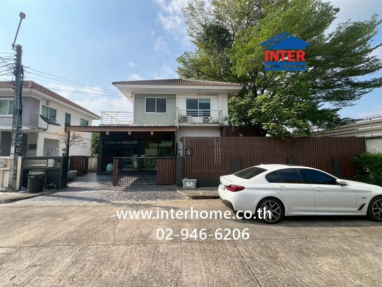 บ้านเดี่ยว 2 ชั้น 60 ตร.ว. หมู่บ้านเพอร์เฟคพาร์ค สุวรรณภูมิ เฟส1 ซอยร่มเกล้า6-1 ถนนกาญจนาภิเษก ถนนร่มเกล้า เขตมีนบุรี กรุงเทพมหานคร