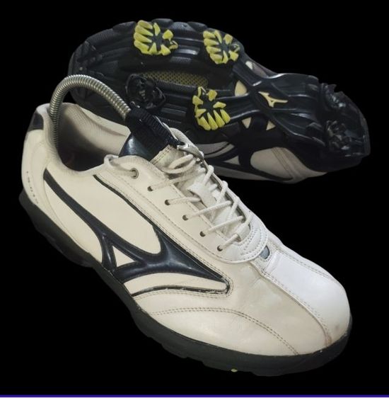 ผู้ชาย ขาว รองเท้ากอล์ฟ Mizuno Golf Shoes 40.5  25.5cm 