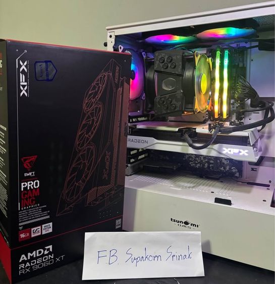 อื่นๆ XFX Swift AMD Radeon RX 9060 XT OC Triple Fan Gaming Edition 16GB