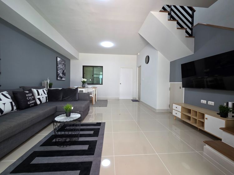 มีบางส่วน ขาย บ้านพลีโน่ อ่อนนุช-บางนา ซ.กิ่งแก้ว 37  เพื่อนบ้านน่ารัก สไตย์ พรีเมี่ยม-ทาว์นโฮม  รูปที่ 4