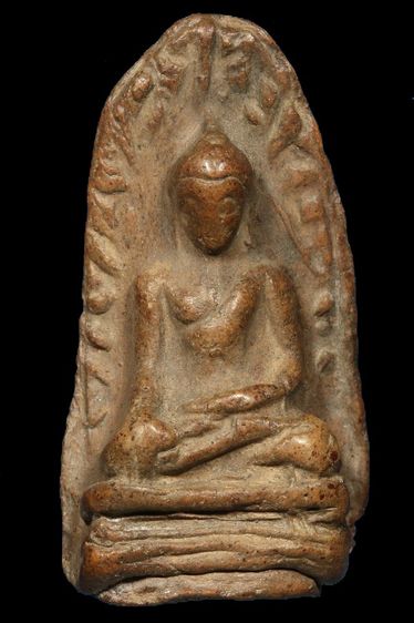 พระเนื้อดินเก่าฐาน1.1สูง2.5 ซ.ม BB 453