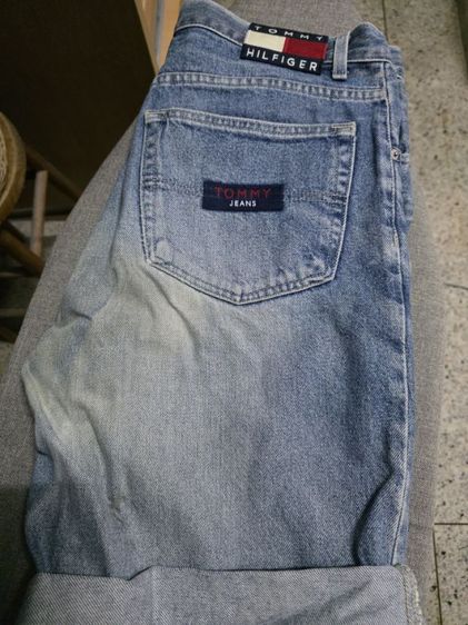 กางเกงยีนส์ขาสั้นTommy Hilfiger💯📌📌 รูปที่ 7