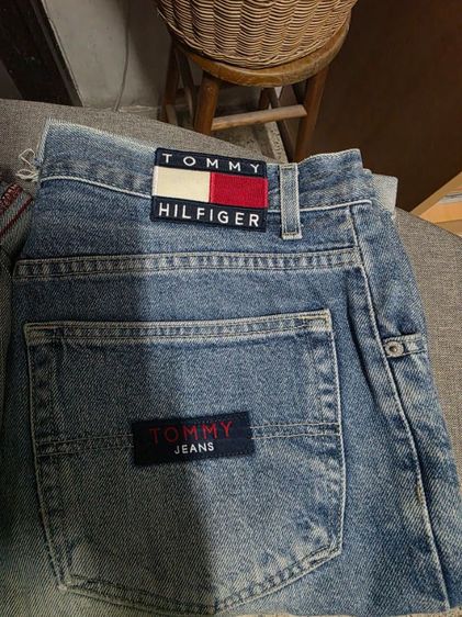กางเกงยีนส์ขาสั้นTommy Hilfiger💯📌📌 รูปที่ 13