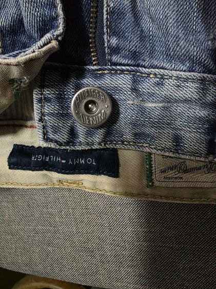 กางเกงยีนส์ขาสั้นTommy Hilfiger💯📌📌 รูปที่ 3