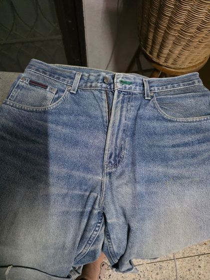 กางเกงยีนส์ขาสั้นTommy Hilfiger💯📌📌 รูปที่ 9