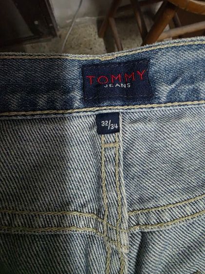 กางเกงยีนส์ขาสั้นTommy Hilfiger💯📌📌 รูปที่ 4
