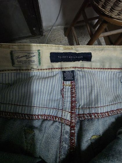 กางเกงยีนส์ขาสั้นTommy Hilfiger💯📌📌 รูปที่ 15