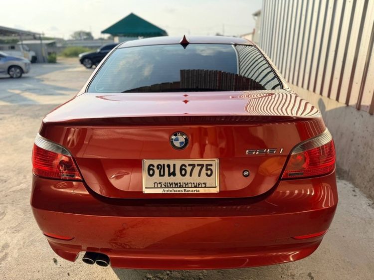 BMW Series 5 2005 525i Sedan เบนซิน เกียร์อัตโนมัติ แดง รูปที่ 4