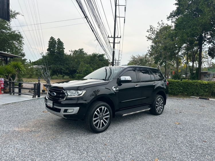 Ford Everest 2019 2.0 Titanium Utility-car ดีเซล ไม่ติดแก๊ส เกียร์อัตโนมัติ ดำ รูปที่ 3