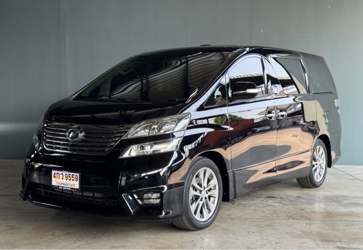 รถ Toyota Vellfire 2.4 V สี ดำ