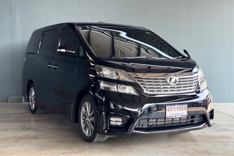 Toyota Vellfire 2011 2.4 V Utility-car เบนซิน ไม่ติดแก๊ส เกียร์อัตโนมัติ ดำ รูปที่ 3