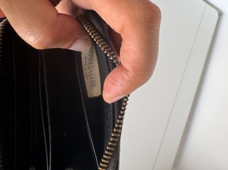 กระเป๋าใส่เหรียญ บัตร Bottega Veneta รูปที่ 7