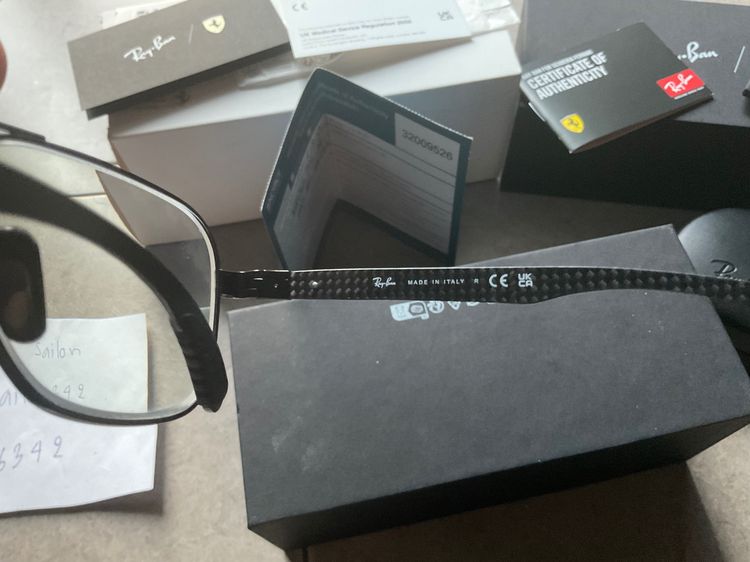 ขายกรอบแว่น Ray-Ban Ferrari Collection RX8436M F117 สภาพมือหนึ่ง รูปที่ 5