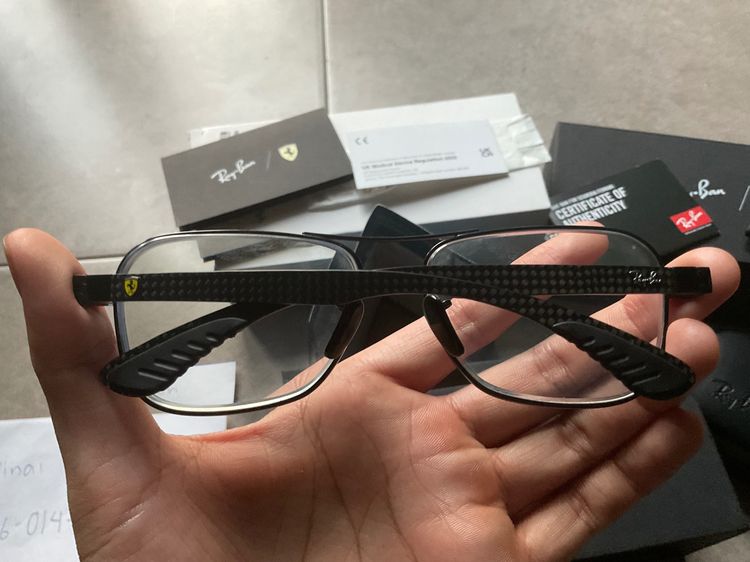 ขายกรอบแว่น Ray-Ban Ferrari Collection RX8436M F117 สภาพมือหนึ่ง รูปที่ 2