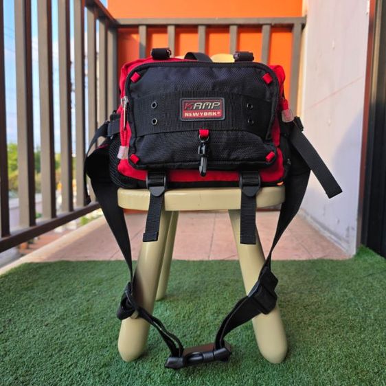 กระเป๋าคาดอก คาดเอว Kamp New York  งานแท้ มือสอง สภาพสวย