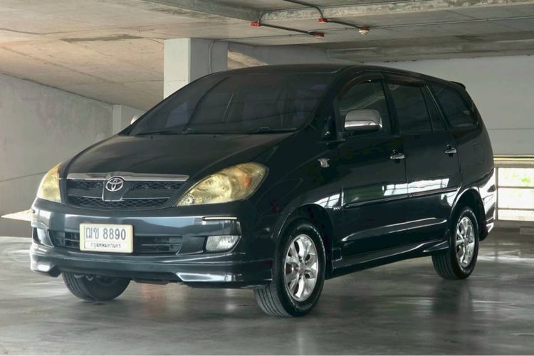 Toyota Innova 2008 2.0 V Van เบนซิน LPG เกียร์อัตโนมัติ ดำ รูปที่ 3