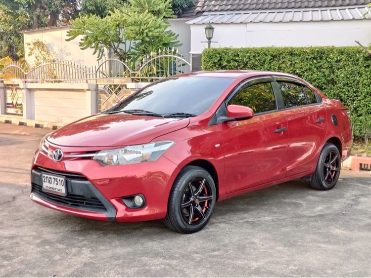 Toyota Vios 2014 1.5 E Sedan เบนซิน ไม่ติดแก๊ส เกียร์อัตโนมัติ แดง รูปที่ 2