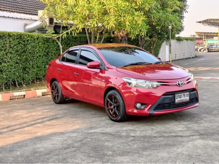 Toyota Vios 2014 1.5 E Sedan เบนซิน ไม่ติดแก๊ส เกียร์อัตโนมัติ แดง รูปที่ 3