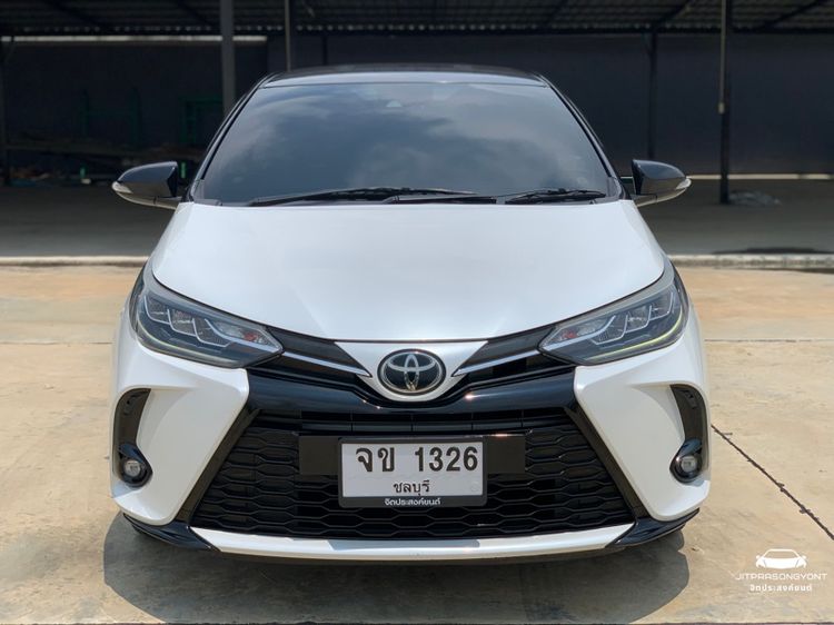 Toyota Yaris 2020 1.2 Sport Premium Sedan เบนซิน เกียร์อัตโนมัติ ขาว รูปที่ 3