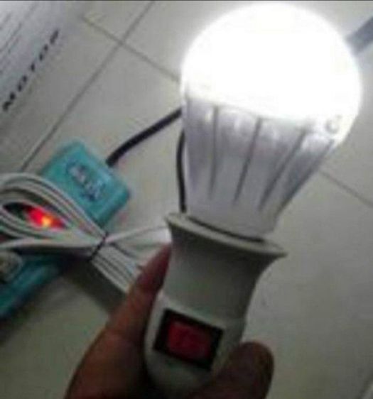 สายไฟพร้อมขั้วหลอดเกลียว รูปที่ 4