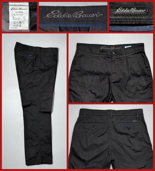 เทา กางเกง Eddie Bauer ของแท้แบรนด์ชั้นนำของอเมริกา รุ่น COOL MAX รุ่นราคาสูงสไตล์สปอร์ต