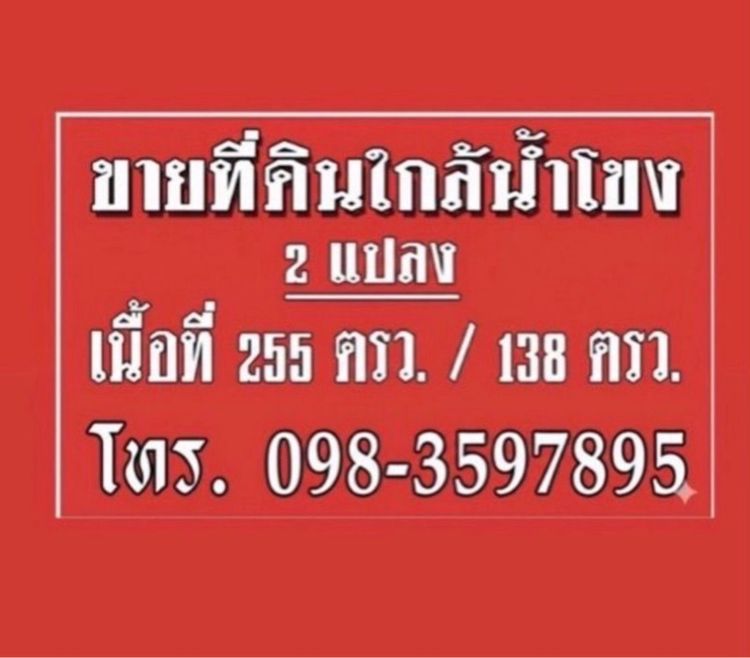 ที่ดินแบ่งขายใกล้แม่น้ำโขง