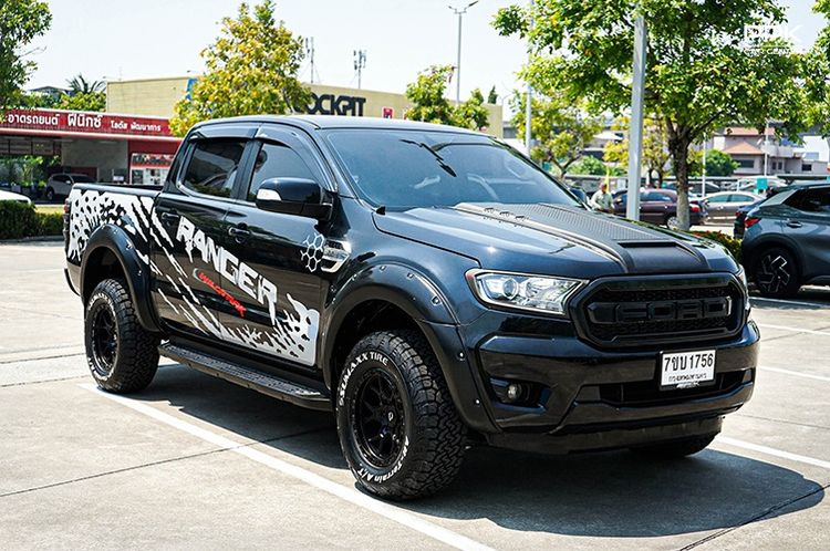Ford Ranger 2021 2.2 Hi-Rider XLT Pickup ดีเซล ไม่ติดแก๊ส เกียร์ธรรมดา ดำ รูปที่ 3