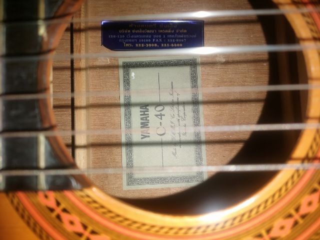 ขาย กีต้าร์คลาสสิค Yamaha C40 รูปที่ 4