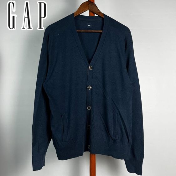 เสื้อกันหนาวไหมพรม GAP กระเป๋าชายล่างแท้ 💯 size XL ขนาด อก 22.5 ยาว 26.5 นิ้ว สภาพใหม่มาก ทรงสวย เนื้อผ้าหนานุ่ม หายากน่าสะสมครับ
