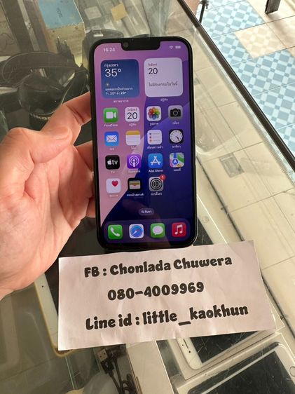 128 GB Iphone 13 128Gb TH Green แบต 85 เครื่องเดิมๆ มีรอยตามการใช้งาน ใช้งานปกติ (นิคมลำพูน) 