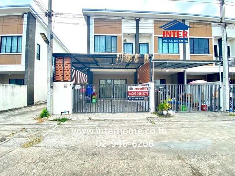 ทาวน์เฮ้าส์ 2 ชั้น 22.9 ตร.ว. หมู่บ้านแคปปิตอลซิตี้ ธัญบุรี-คลอง8 ซอยชุมชนหลักทรัพย์ธานี ถนนรังสิต-นครนายก ธัญบุรี ปทุมธานี