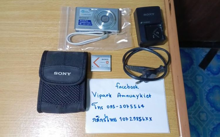 กล้องคอมแพค ไม่กันน้ำ กล้องดิจิตอล Sony W610 สภาพดี ใช้งานได้ปกติเต็มระบบ มีอุปกรณ์ให้ ไม่มีเมม
