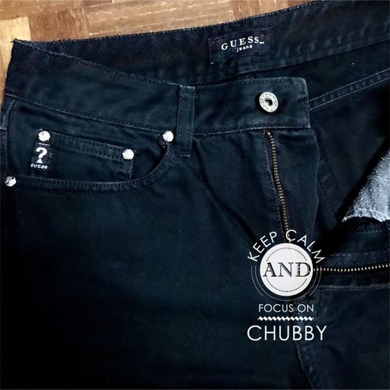 กางเกงยีนส์เอวกลางทรงกระบอกดเกสส์เเท่มาก GUESS JEANS Size เป้า 10 เอว 28 สะโพก 38 ยาว 37 รูปที่ 9