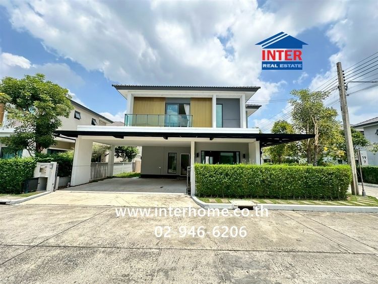 บ้านเดี่ยว 2 ชั้น 56.8 ตร.ว. หมู่บ้านเซนโทรราชพฤกษ์2 ใกล้โรงเรียนเด่นหล้า พระราม5 ซอยผู้ใหญ่ประเสริฐ ถนนบางกรวย-ไทรน้อย ถนนชัยพฤกษ์ 