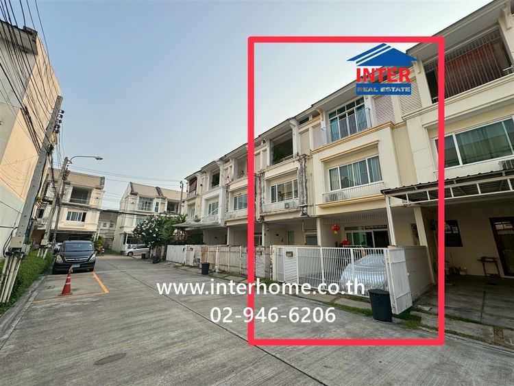ทาวน์โฮม 3 ชั้น 21.6 ตร.ว. หมู่บ้านเดอะเทอเรส ลาดพร้าว71 ซอยนาคนิวาส48 ถนนประดิษฐ์มนูธรรม ถนนนาคนิวาส เขตลาดพร้าว กรุงเทพมหานคร