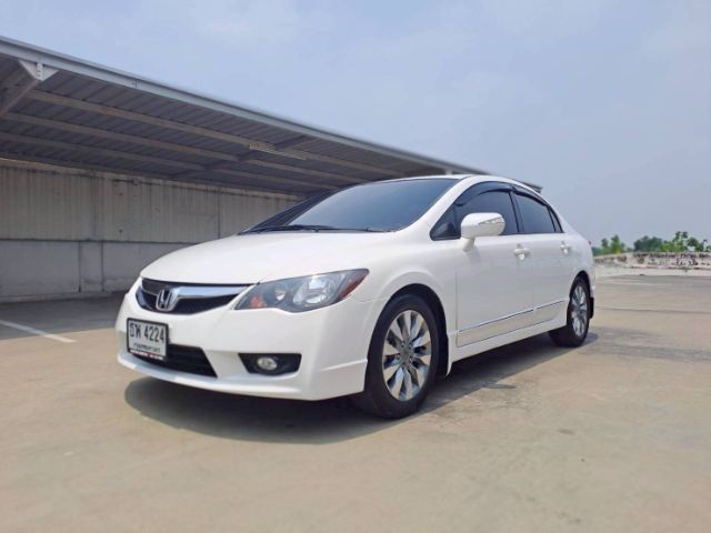 Honda Civic 2010 1.8 E i-VTEC Sedan เบนซิน ไม่ติดแก๊ส เกียร์อัตโนมัติ ขาว รูปที่ 4
