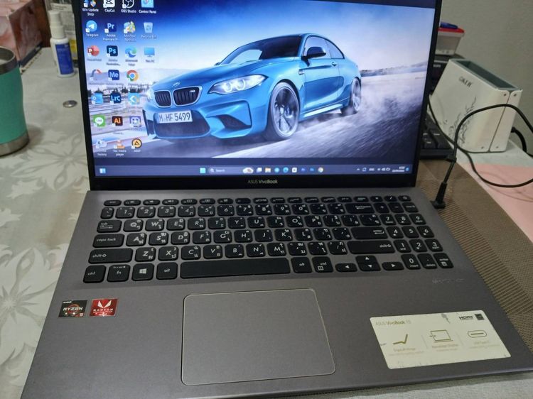 ขาย ASUS S15 Ryzen5 3500U 4C 8T Ram8G M2. 240G ใช้งานได้ปกติ