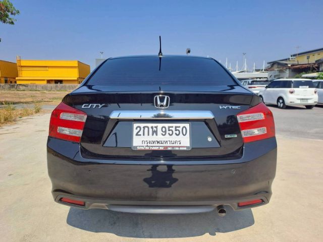 Honda City 2013 1.5 S CNG Sedan เบนซิน NGV เกียร์อัตโนมัติ ดำ รูปที่ 4