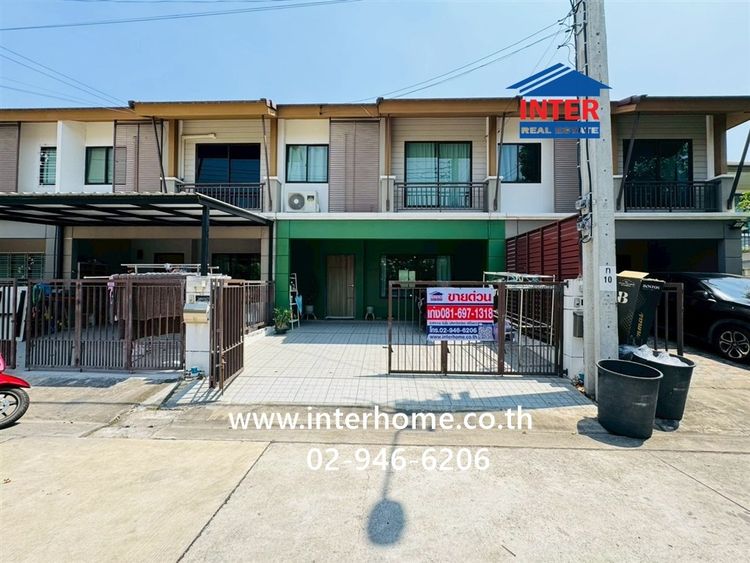 ทาวน์เฮ้าส์ 2 ชั้น 20.8 ตร.ว. หมู่บ้านพฤกษาวิลล์73 พัฒนาการ ซอยพัฒนาการ38 ถนนพัฒนาการ ถนนอ่อนนุช เขตสวนหลวง กรุงเทพมหานคร