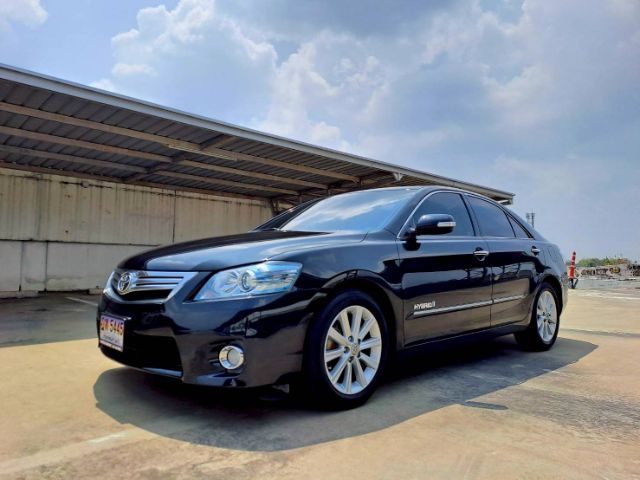 TOYOTA CAMRY 2.4 HYBRID ปี2010 สีดำ เปลี่ยนแบตHybridแล้ว