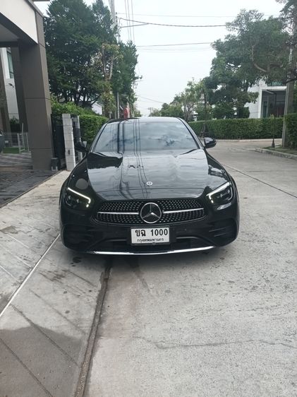 Mercedes-Benz E-Class 2021 E220 Sedan ดีเซล ไม่ติดแก๊ส เกียร์อัตโนมัติ เทา รูปที่ 4