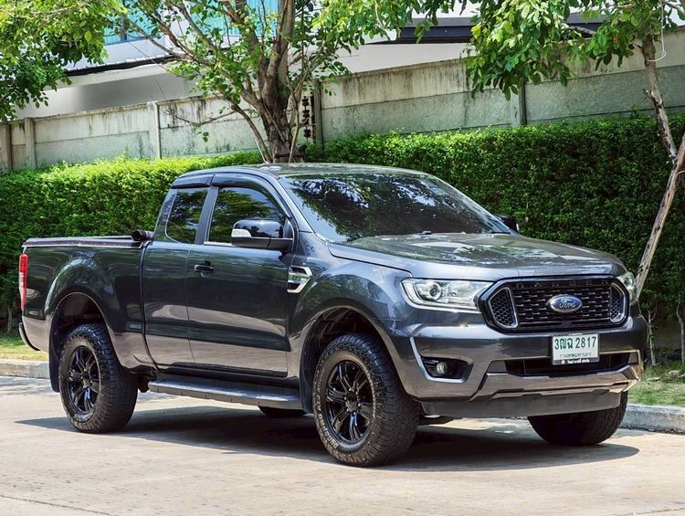 Ford Ranger 2021 2.2 Hi-Rider XLT Pickup ดีเซล ไม่ติดแก๊ส เกียร์อัตโนมัติ เทา รูปที่ 2