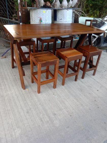 โต๊ะชุดพร้อมเก้าอี้ 6 ตัวสวยๆ รูปที่ 6