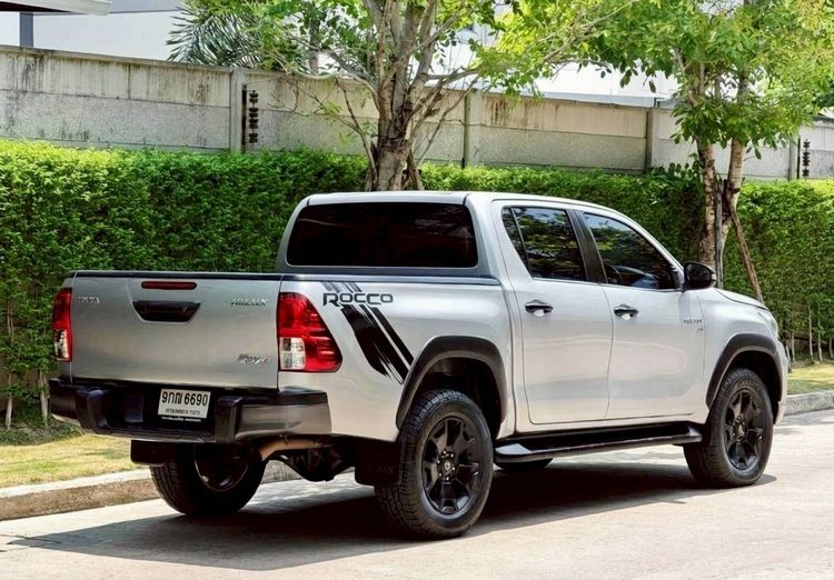 Toyota Hilux Revo 2019 2.8 Prerunner G Rocco Pickup ดีเซล ไม่ติดแก๊ส เกียร์อัตโนมัติ เทา รูปที่ 4