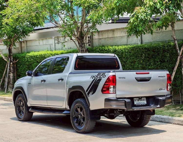 Toyota Hilux Revo 2019 2.8 Prerunner G Rocco Pickup ดีเซล ไม่ติดแก๊ส เกียร์อัตโนมัติ เทา รูปที่ 3
