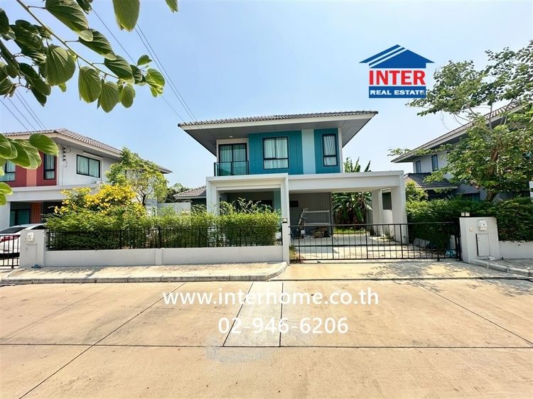 บ้านเดี่ยว 2 ชั้น 52.1 ตร.ว. หมู่บ้านอณาสิริบางใหญ่ ใกล้เซ็นทรัล เวสต์เกต ซอยวัดพระนอน ถนนกาญจนาภิเษก ถนนประชาอุทิศ ถนนทางด่วนM81 บางใหญ่ 