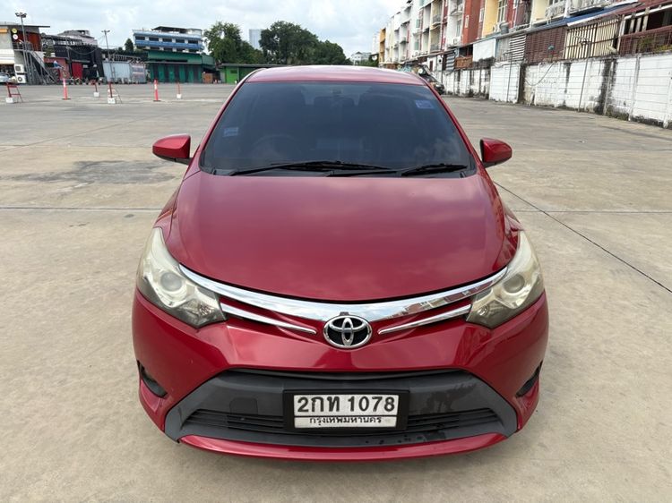 Toyota Vios 2013 1.5 E Sedan เบนซิน ไม่ติดแก๊ส เกียร์อัตโนมัติ แดง รูปที่ 2