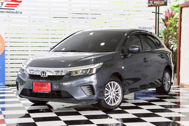 Honda City 2022 1.0 S+ Sedan เบนซิน ไม่ติดแก๊ส เกียร์อัตโนมัติ เทา รูปที่ 3